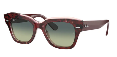 Ray-Ban State Street RB2186 1323BH Havana on Transparent Purple