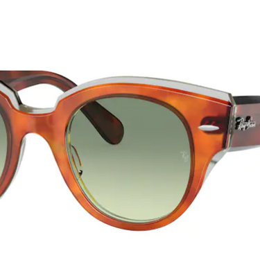 Ray-Ban Roundabout RB2192 1325BH Havana on Transparent Green