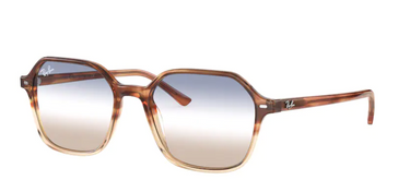 Ray-Ban John RB2194 1328GD Gradient Light Brown Havana