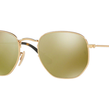 Ray-Ban Hexagonal Flat Lenses RB3548N 001/93 Gold
