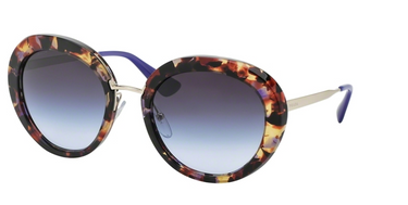 Prada zonnebril PR 16QS PDN2F0 Spotted Havana Violet