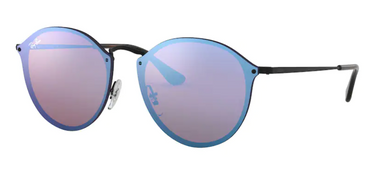 Ray-Ban Blaze Round RB3574N 153/7V Demi Gloss Black