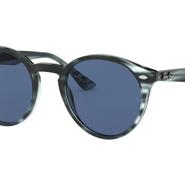 Ray-Ban Round RB2180 643280 Striped Blue Havana