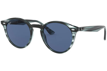 Ray-Ban Round RB2180 643280 Striped Blue Havana