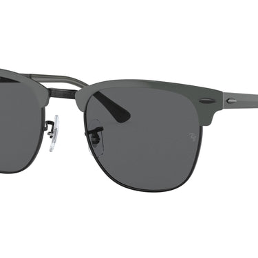 Ray-Ban Clubmaster Metal RB3716 9256B1 Grijs op zwart