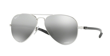 Ray-Ban Chromance RB8317CH 003/5J Shiny Silver