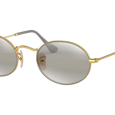 Ray-Ban Oval RB3547 9154AH Gold On Top Matte Grey