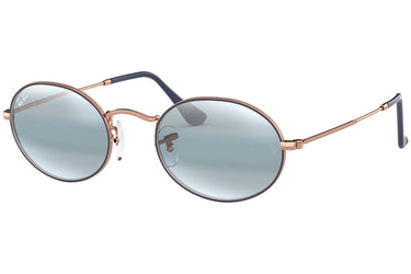 Ray-Ban Oval RB3547 9156AJ Copper On Top Matte Dark Blue