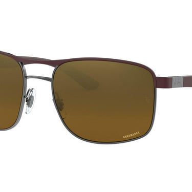 Ray-Ban Chromance RB3660CH 188/A3 Top Violet On Gunmetal