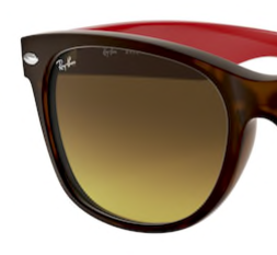 Ray-Ban New Wayfarer RB2132 618185 set reserve glazen