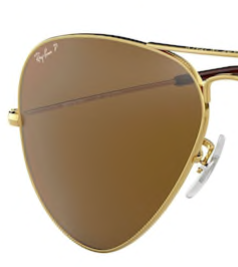 Ray-Ban Aviator RB3025 001/57 set reserve glazen