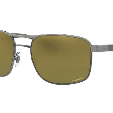 Ray-Ban Chromance RB3660CH 907569 Top Matte On Shiny Gunmetal