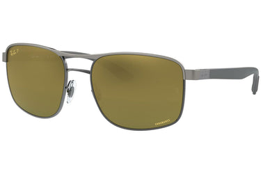Ray-Ban Chromance RB3660CH 907569 Top Matte On Shiny Gunmetal