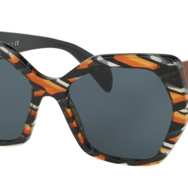Prada zonnebril PR 16RS VAN9K1 Sheaves Grey Orange