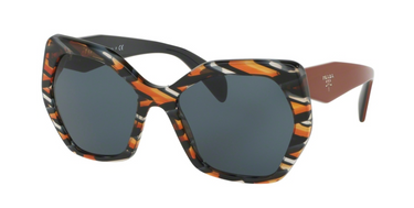 Prada zonnebril PR 16RS VAN9K1 Sheaves Grey Orange