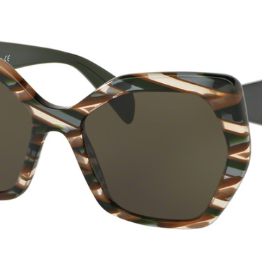 Prada zonnebril PR 16RS VAO4J1 Sheaves Grey Brown