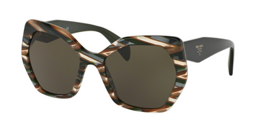 Prada zonnebril PR 16RS VAO4J1 Sheaves Grey Brown