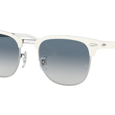 Ray-Ban Clubmaster Metal RB3716 90883F Silver On White