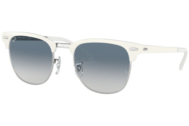 Ray-Ban Clubmaster Metal RB3716 90883F Silver On White