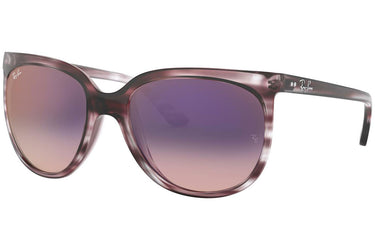 Ray-Ban Cats 1000 RB4126 643138 Striped Bordeaux Havana