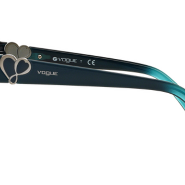 Vogue Zonnebril VO5035S 238111 DK Turquoise Grad Transp Azure