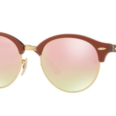 Ray-Ban Clubround RB4246 12207O Top Brown Trasparent Grey
