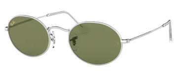 Ray-Ban Oval RB3547 91984E Silver