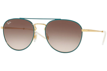 Ray-Ban RB3589 905613 Gold Top On Green