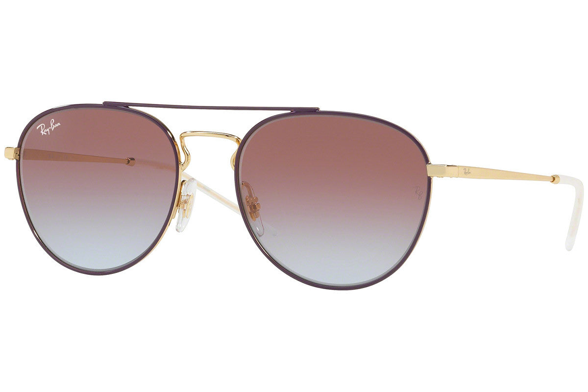 Ray Ban Rb3589 Gold Ray-Ban RB3589 9059I8 Gold Top On Violet | Merkbrillen.nl