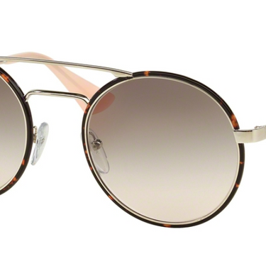 Prada Zonnebril PR 51SS 2AU4K0 Silver Dark Havana