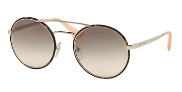 Prada Zonnebril PR 51SS 2AU4K0 Silver Dark Havana