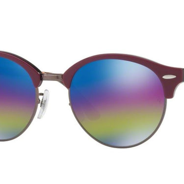Ray-Ban Clubround RB4246 1222C2 Top Bordeaux On Transparent