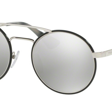 Prada Zonnebril PR 51SS 1AB2B0 Silver/Black