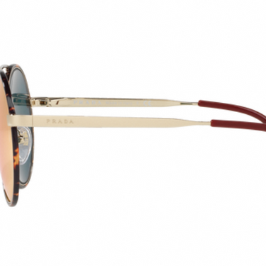 Prada Zonnebril PR 51SS 2AU5L2 Pale gold/Dark Havana