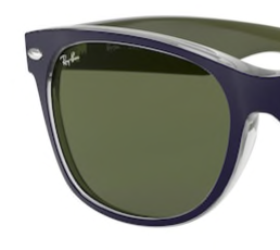Ray-Ban New Wayfarer RB2132 6188 set reserve glazen