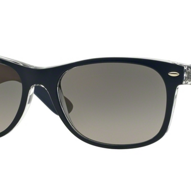 Ray-Ban New Wayfarer RB2132 6053M3 Top Blue, Transparent