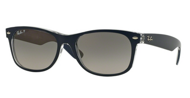 Ray-Ban New Wayfarer RB2132 6053M3 Top Blue, Transparent