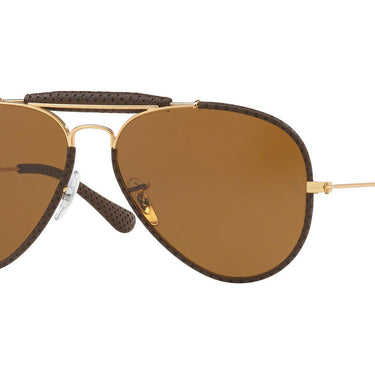 Ray-Ban Outdoorsman Craft RB3422Q 9041 Leather Brown
