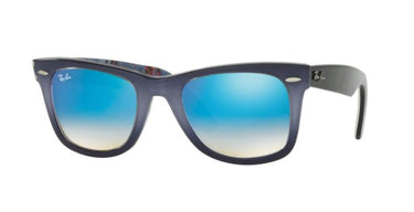 Ray-Ban Wayfarer RB2140 11984O Top Grad Grey On Blue