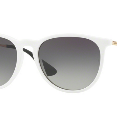 Ray-Ban Erika RB4171 631411 Shiny White SP Red