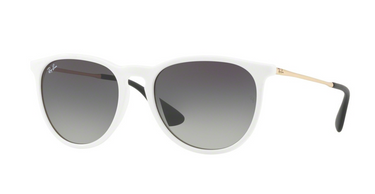Ray-Ban Erika RB4171 631411 Shiny White SP Red