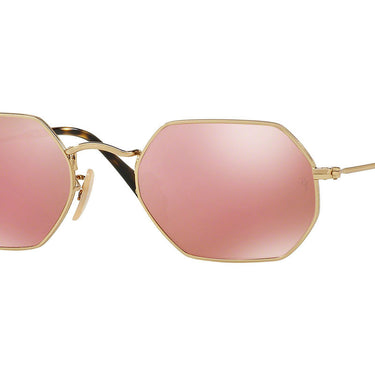Ray-Ban Octagonal Flash Lenses RB3556N 001/Z2 Gold