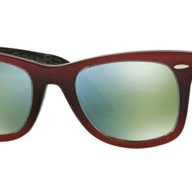 Ray-Ban Wayfarer RB2140 12022X Top Grad Red On Light Red