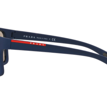 Prada Sport Zonnebril PS 02QS UAX2E2 Shot Blue Rubber