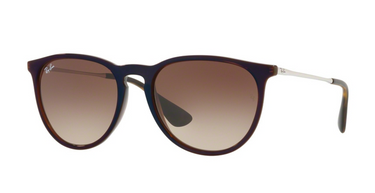 Ray-Ban Erika RB4171 631513 Trasparent Brown SP Blue
