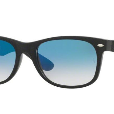 Ray-Ban New Wayfarer RB2132 62423F Black Top Black Alcantra