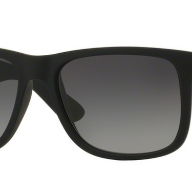 Ray-Ban Justin RB4165 622/T3 Black Rubber