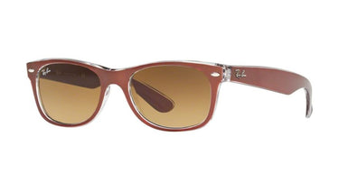 Ray-Ban Wayfarer RB2132 614585 Top Brushed Brown On Transparent