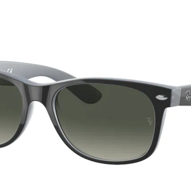 Ray-Ban Wayfarer RB2132 630971 Matte Black on Opal Ice