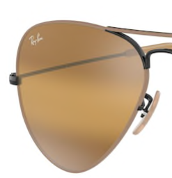 Ray-Ban Aviator RB3025 9153AG set reserve glazen
